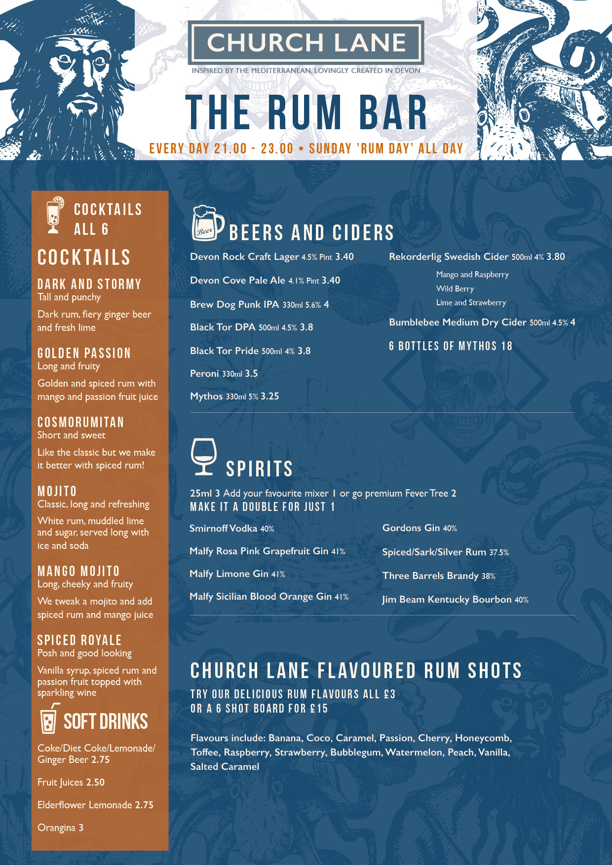 Rum Bar | Church Lane Tavistock